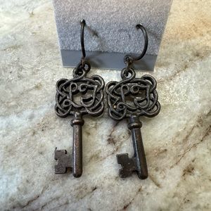 Handmade Key Earrings